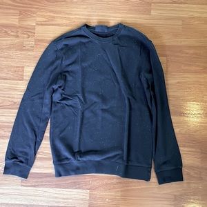 Black H&M, White Speckled Long-sleeve Sweater